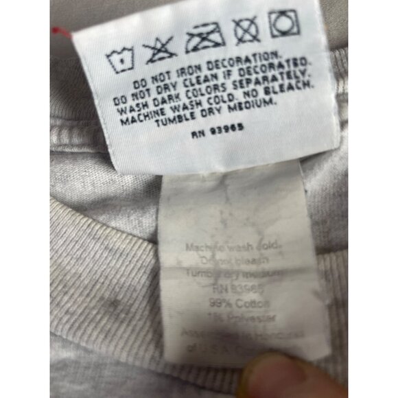 2004 NASCAR Racing T Shirt Size L White 99 Percent Cotton 1 Percent Polyester Me - Picture 3 of 5